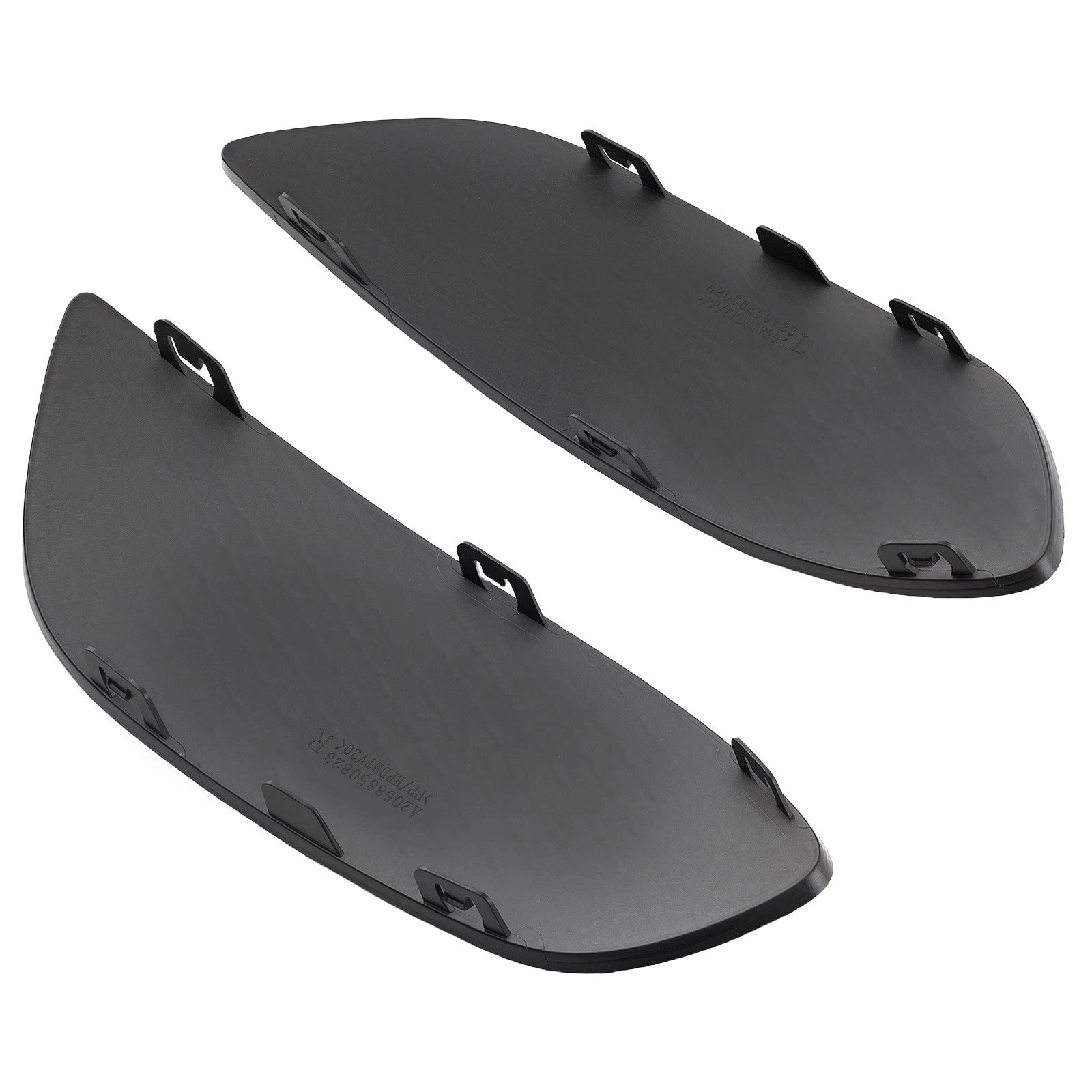 Pair Front Bumper Fog Lamp Grille for Mercedes-Benz C300 (2015–2018)