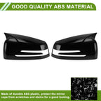 Gloss Black Mirror Cover Caps for Mercedes-Benz A-Class W176 (2012-2018)