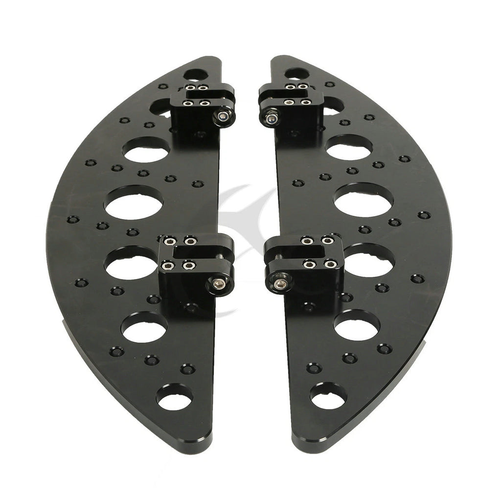 Half-Moon Floorboard Footboards for Harley Touring Street Glide (1986–2024)