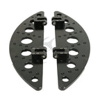 Half-Moon Floorboard Footboards for Harley Touring Street Glide (1986–2024)