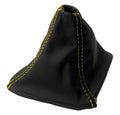 Leather Manual Shift Boot Cover for BMW E36 (1992–1999) Yellow Stitch