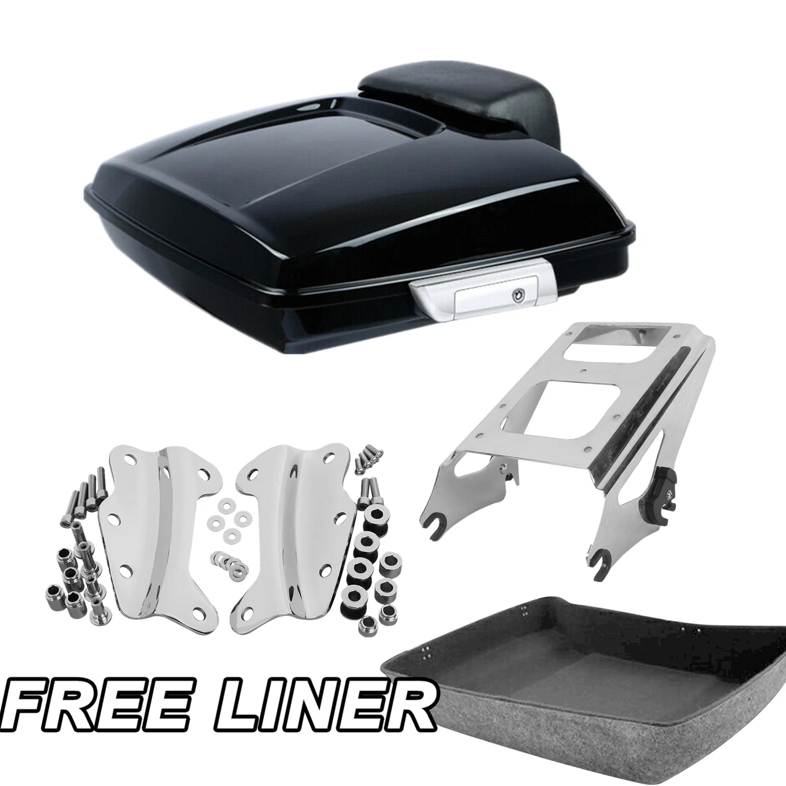 Trunk Pad Mount Rack Docking Kit for Harley Street Glide (2009–2013)