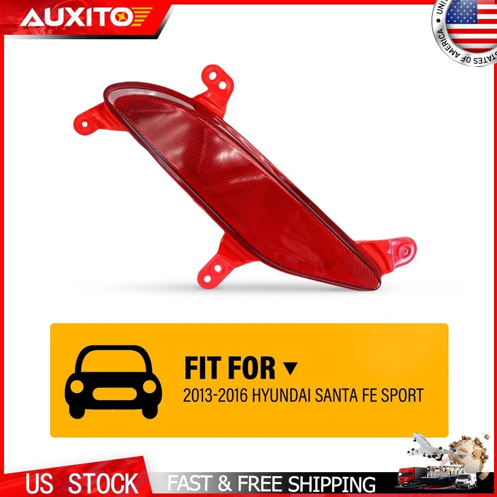 Rear Left Bumper Reflector for Hyundai Santa Fe Sport (2013–2016) HY1184109