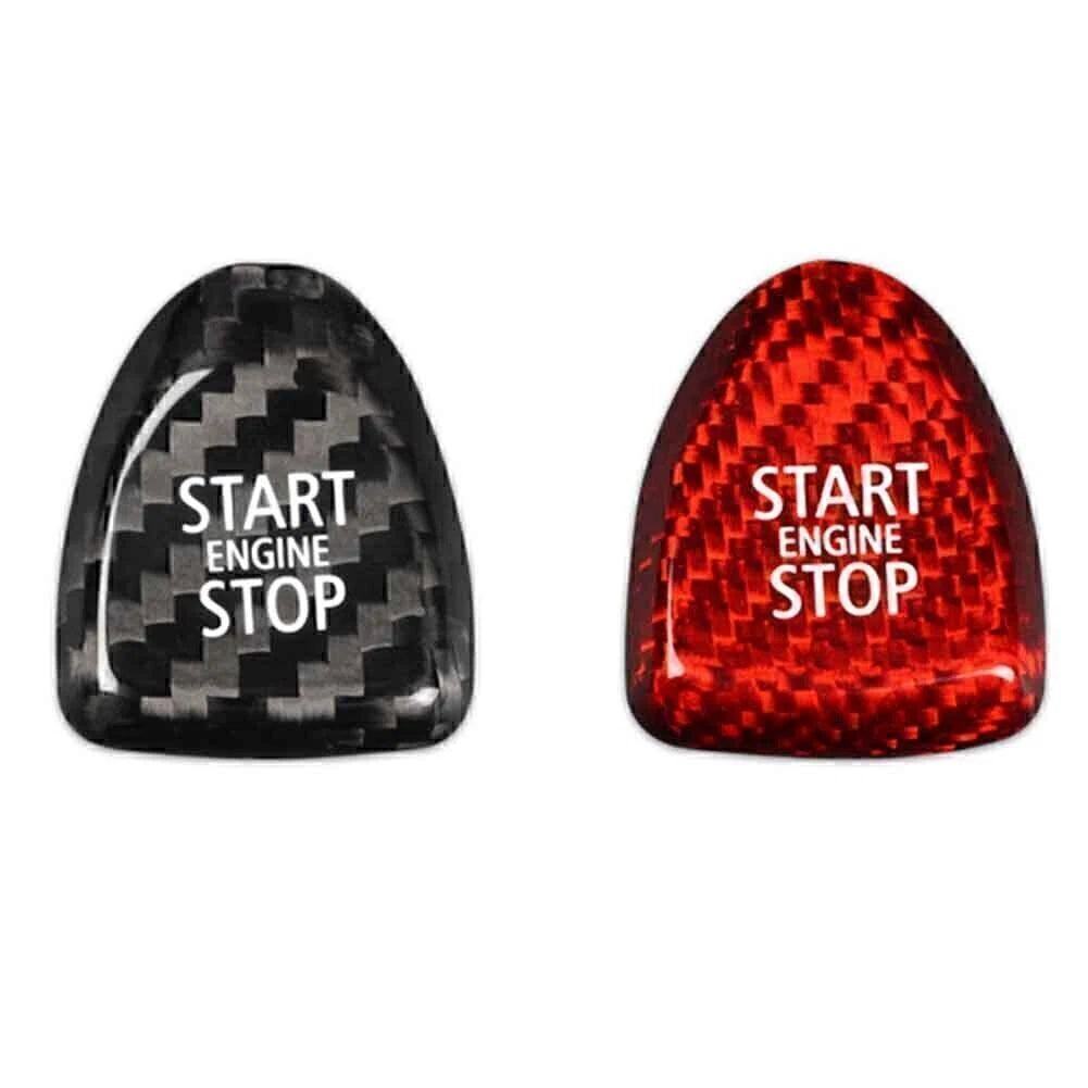 Carbon Fiber Keyless Start Button Cover for BMW Mini Cooper F (2014–2021)