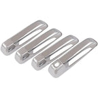 4 Pcs Chrome Door Handle Covers for Dodge Ram 1500 2500 3500 4500 (2009-2018)