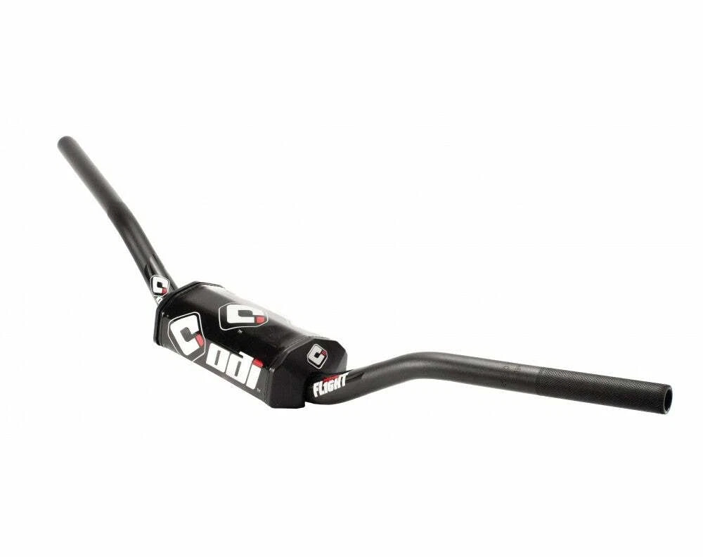 ODI Podium Flight Handlebar for Offroad (1-1/8 inch, Black, 65mm Rise)