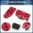 2X Automatic Foot Accelerator Pedal Covers for Subaru Forester (2019–2021) Red