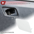 Front Right Washer Nozzle Cover Cap for Audi A6 (2009–2010) 1 Pcs White