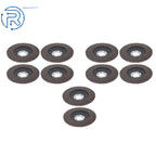 10PCS 4.5" Zirconia Flap Disc Sanding Grinding 60 Grit for Automotive Use