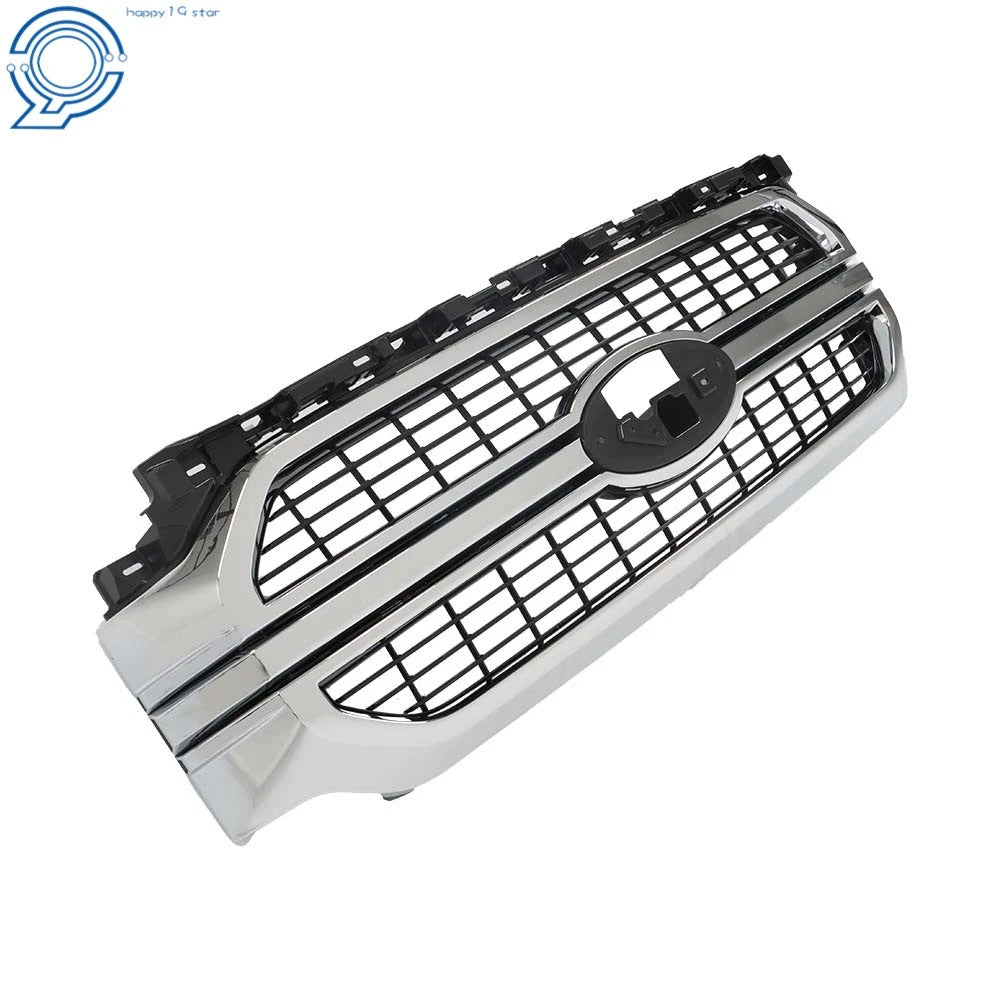 Front Bumper Grille for Ford F-150 (2021–2022) Silver Chrome