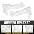 Set of 2 Front Bumper Retainer Brackets for Mazda 3 (2004–2008)