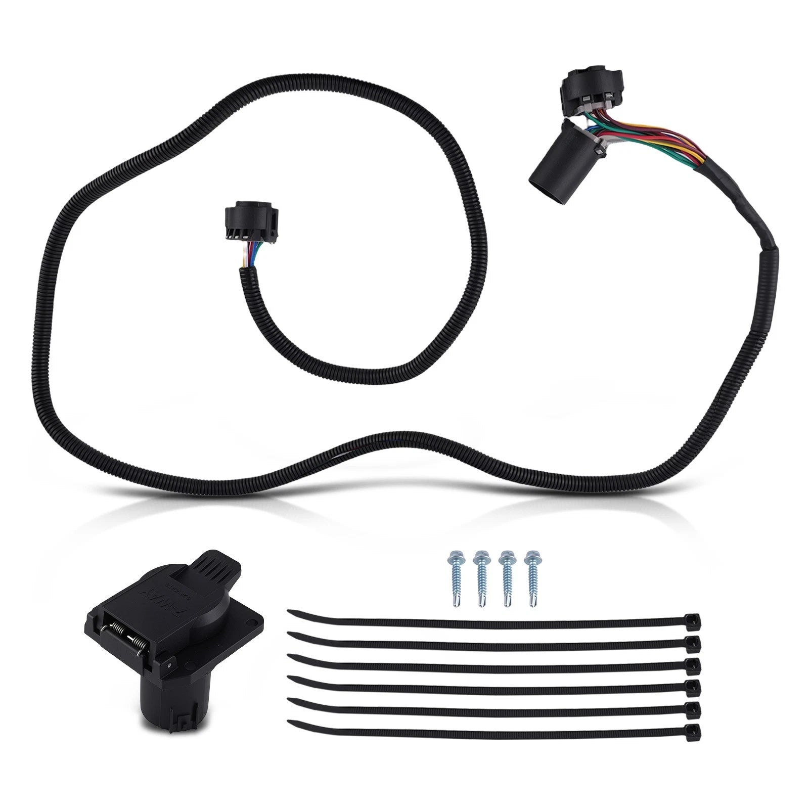 7-Pin Trailer Wiring Harness for Ford Super Duty F250-F550 (2017–2022) HC3Z15A416A