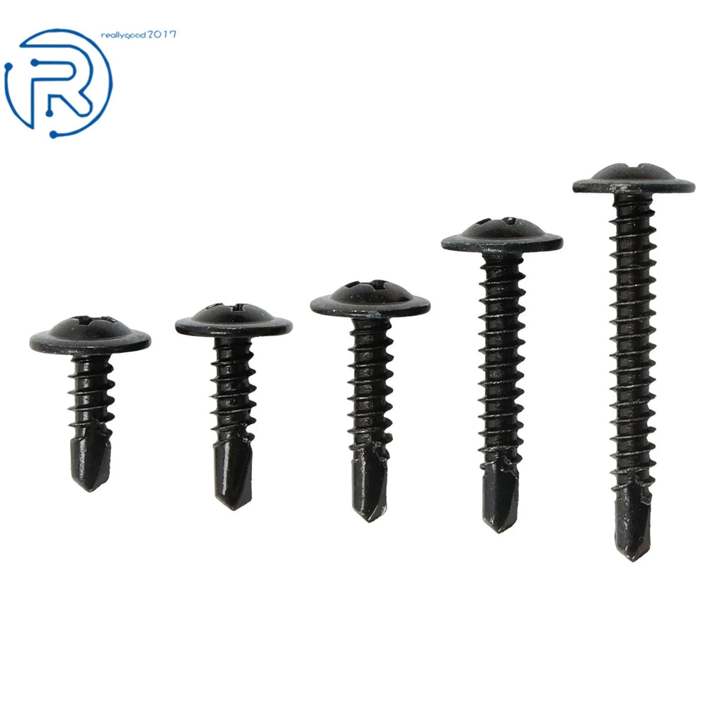 Set of 380 Stainless Steel Self-Tapping Screws Assortment Kit