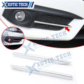 Chrome ABS Fog Light Strip Decor for Honda Civic 10th Gen (2016–2018)