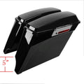 5" Stretched Hard Saddlebags w/ Lids for Harley Touring Road Glide (1993–2013)