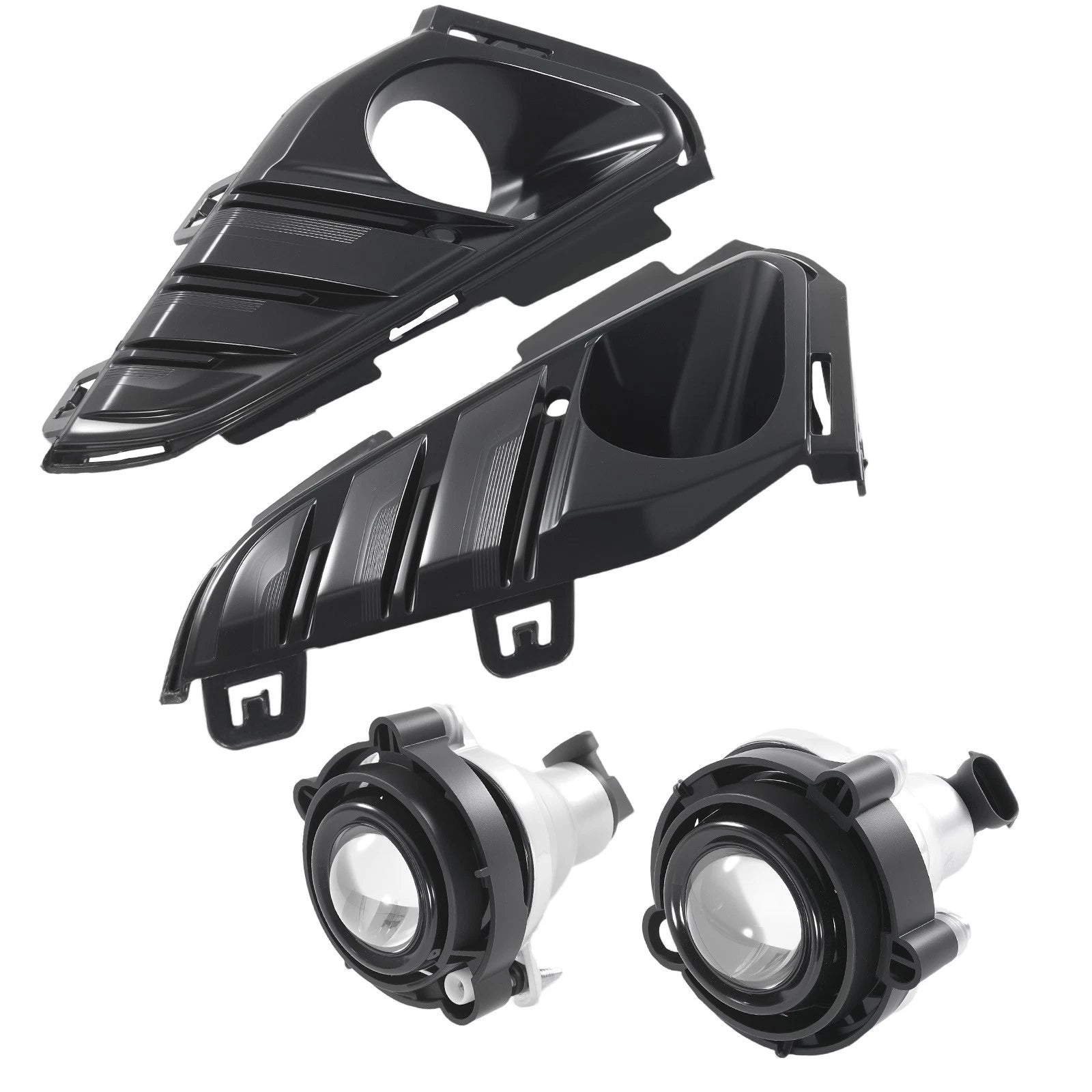 Pair Bumper Fog Lights for GMC Terrain (2018–2021) w/Bulbs