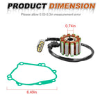 Gasket for Yamaha R1 (2006–2008) - Magneto Stator Flywheel Rotor Cover