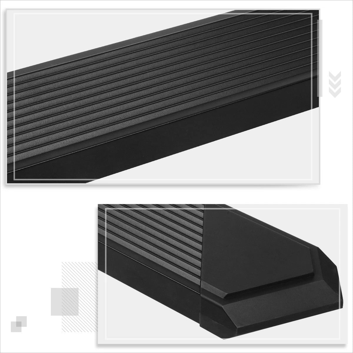Set of 2 Side Nerf Bar Running Boards for Silverado/Sierra 1500-3500 (2019–2024)