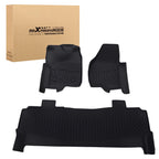 Carpet Floor Mats for Ford F-250 F-350 F-450 SuperCrew (2012–2016) Black
