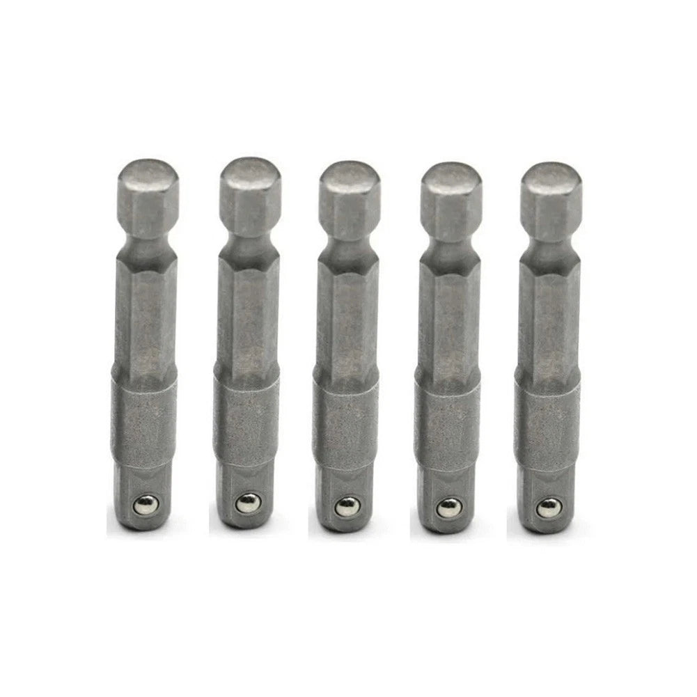 Socket Adapter Converter for 1/4" Square Drive (Chrome Vanadium Steel)