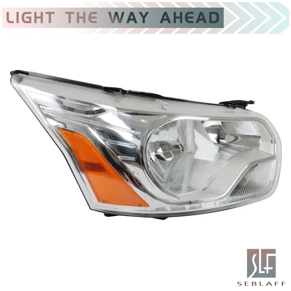 Right Headlight for Ford Transit 150 250 350 (2015–2021) Clear Lens Halogen