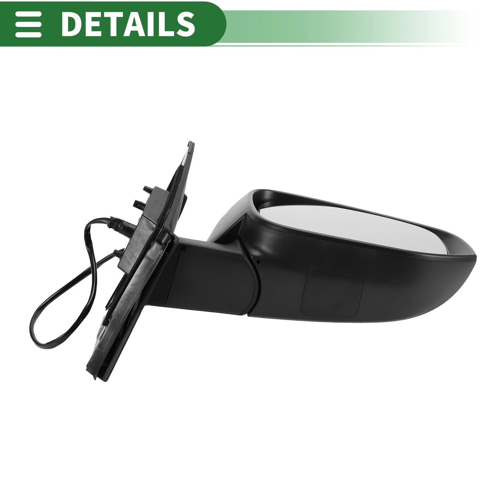 Right Side Door Mirror for Toyota RAV4 (2013–2015) Manual Folding Black