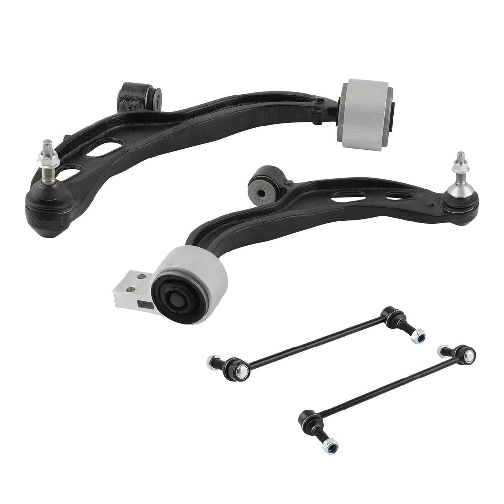 4pc Front Lower Control Arm Suspension Kit for Lincoln MKS MKT (2013–2016)