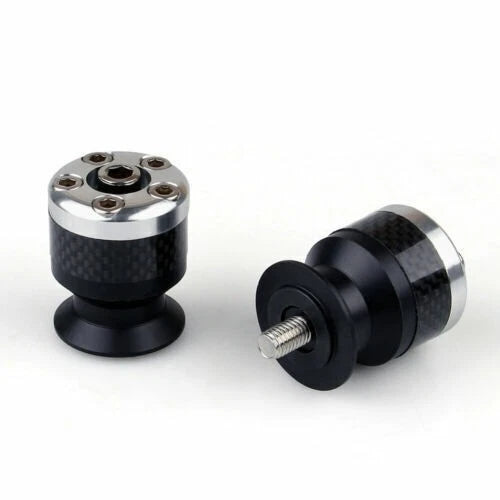 CNC Carbon Fiber 8mm Swingarm Sliders Spools for Universal Motorcycle