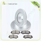 Front Brake Rotors and Ceramic Pads for Jeep Liberty (2004–2007)