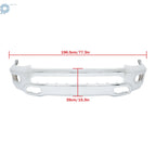 Chrome Steel Front Bumper with Fog Light Hole for RAM 1500 (2019–2024)