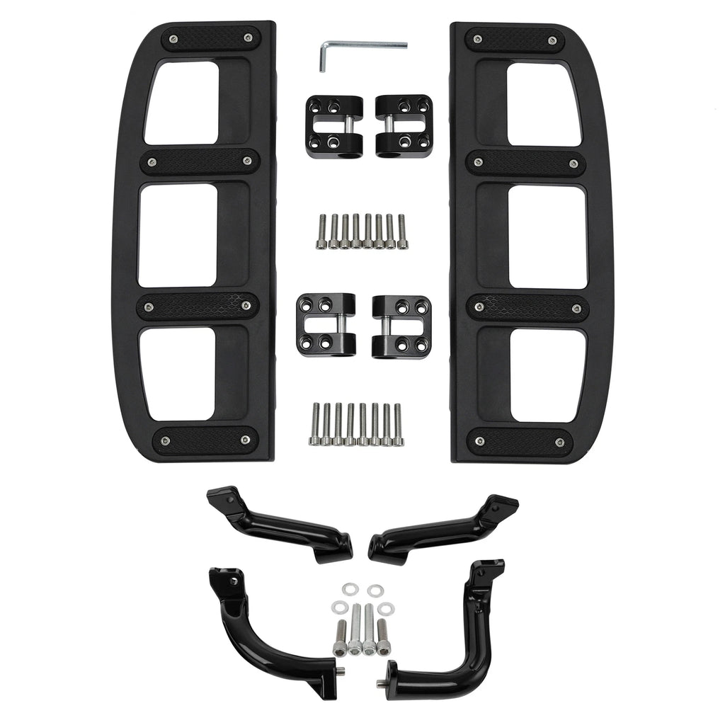 Driver Footboard Floorboard & Bracket Mount for Harley Touring (2017–2023)