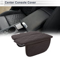 Center Console Cover with Storage Bag for BMW X7 (2019–2024) Dark Brown