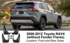 Splash Guard Mud Flaps for Toyota Tercel 1995–1999 1.5L (Front & Rear)