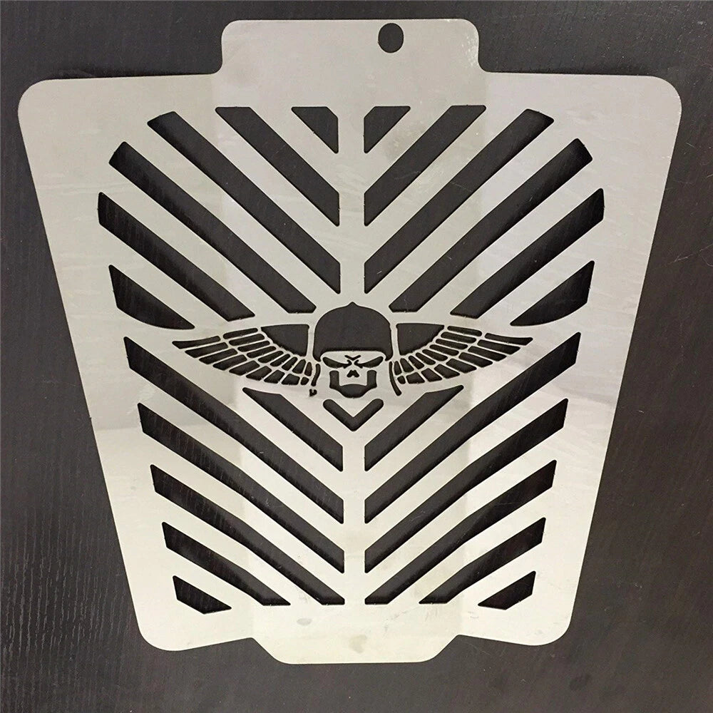 Skull Wing Radiator Grille Guard for Suzuki Boulevard M109 (2006–2013)