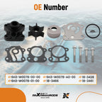 Water Pump Impeller Kit for Yamaha 60F 70B 2 Stroke (1997–2003)