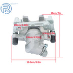 2X Rear Brake Calipers w/ Bracket for Mazda 3 (2004–2008) Volvo S40 V50 C30 C70 (2006–2013)
