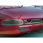 Polished Stainless Front Laser Mesh Side Marker Grille for 97-04 Chevy Corvette