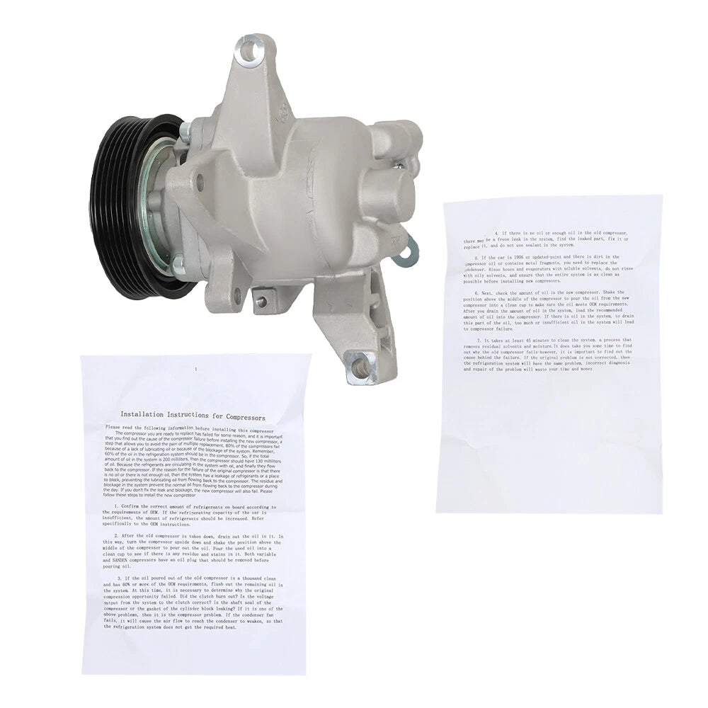 A/C Compressor and Clutch for Subaru Impreza (2012-2016)
