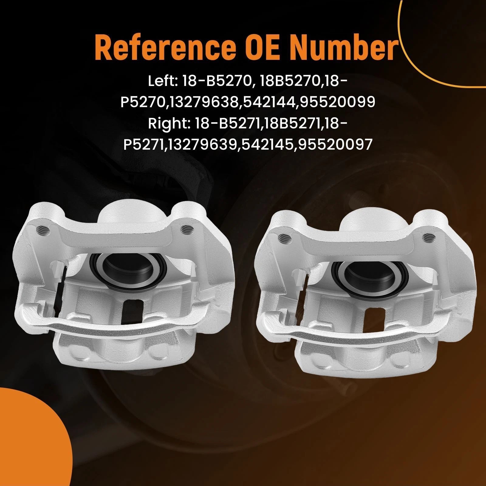 Front Left/Right Brake Caliper for Chevrolet Impala (2014–2020)