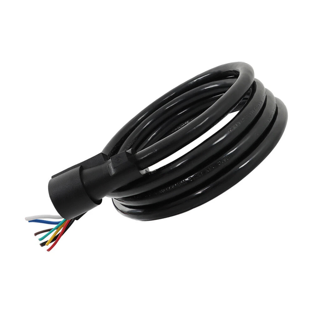 7-Way Trailer Extension Cord for RV Trailer (8 Ft)