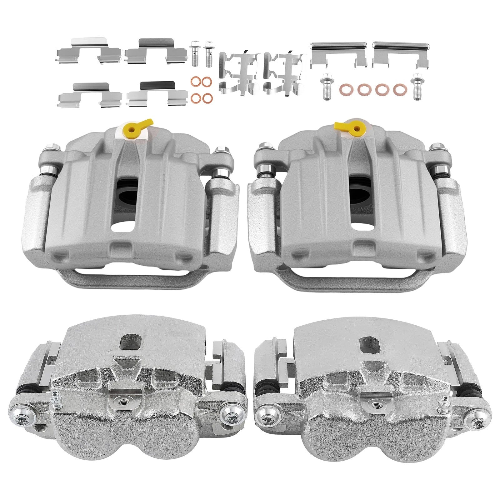 Set of 4 Brake Calipers for Chevy Silverado Sierra 1500 (2003-2006)