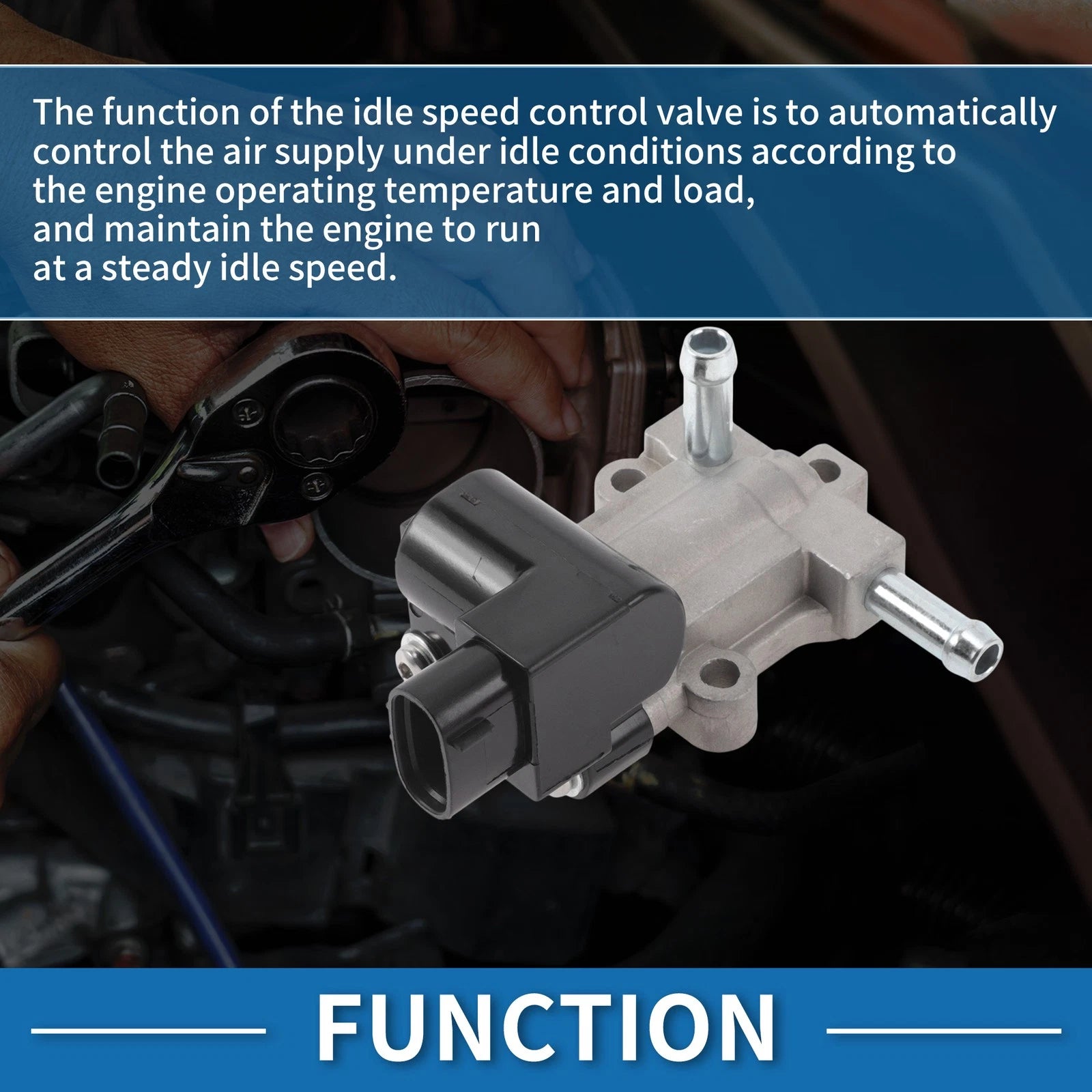 Idle Air Control Valve for Toyota Tacoma (2000–2006) No. 22270-75050