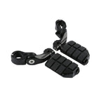 1.25" Adjustable Highway Short Angled Foot Pegs for Harley