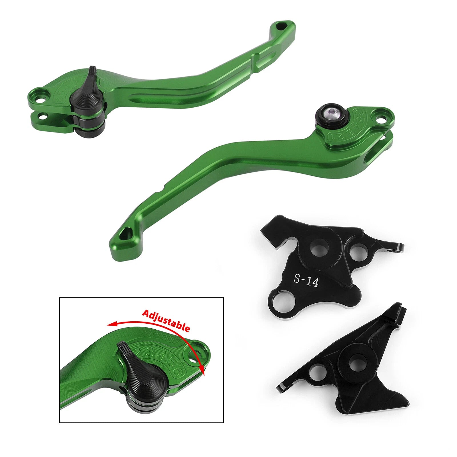 CNC Short Clutch Brake Lever for Suzuki Hayabusa/GSXR1300 (2008–2017) T9