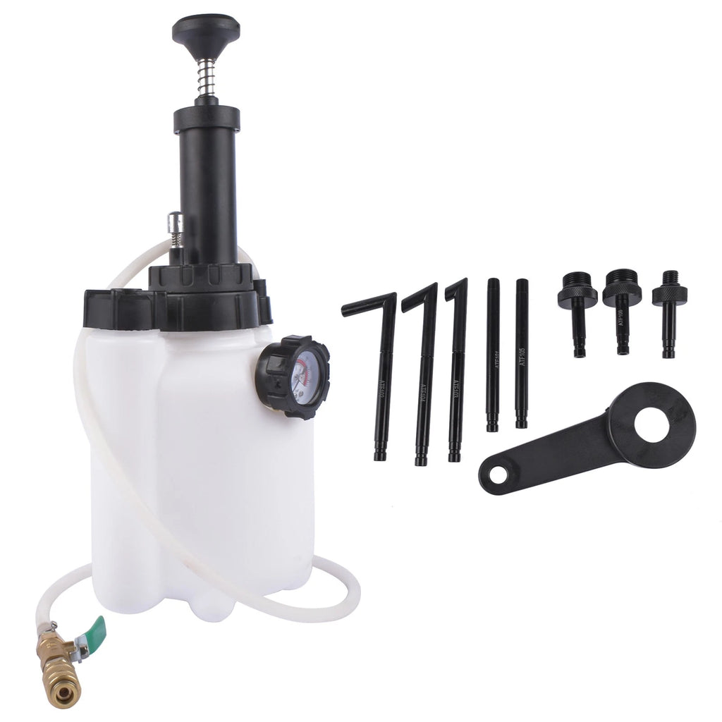 3L Manual Transmission Fluid Pump with 8 Adapters for Various Models
