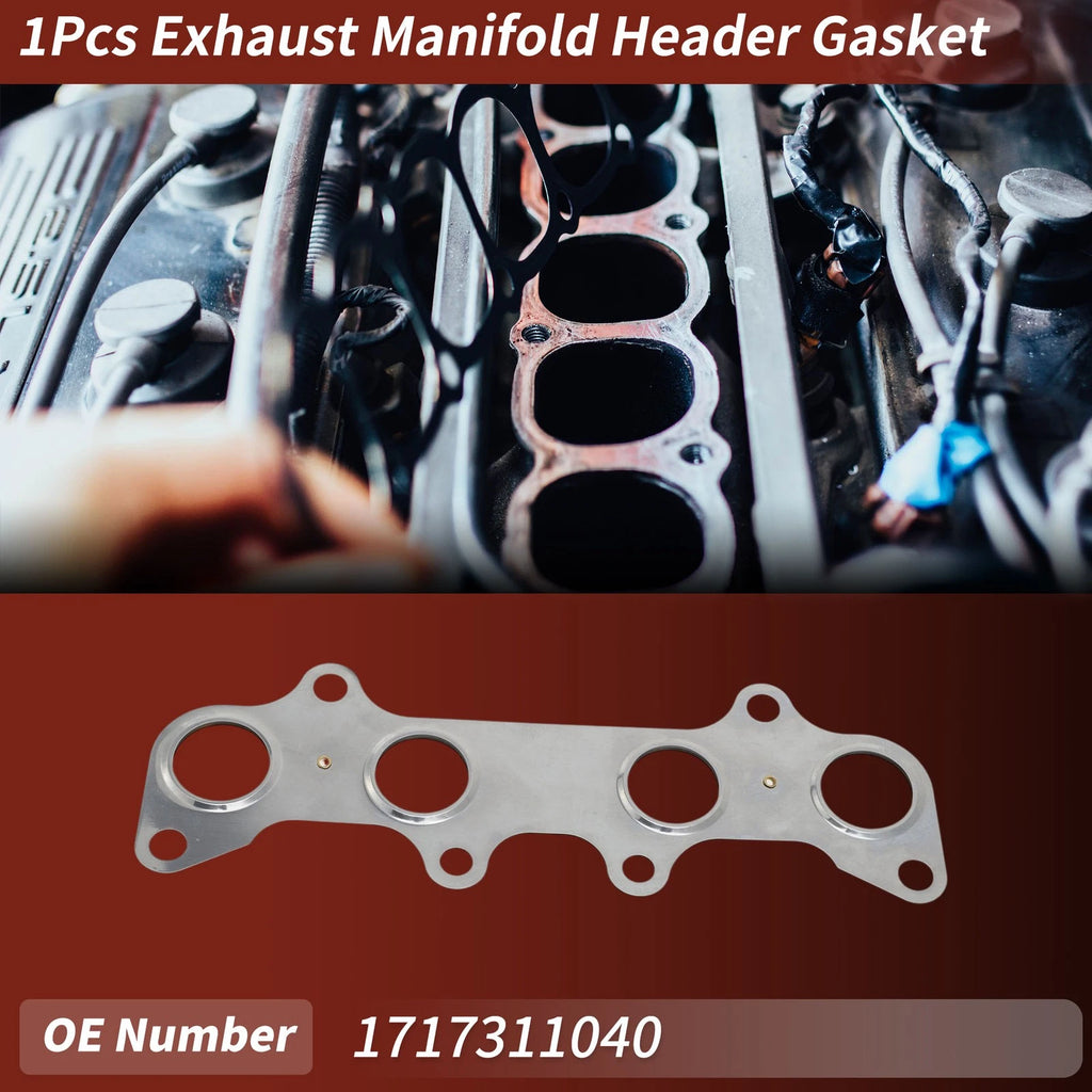 Exhaust Manifold Header Gasket for Toyota Starlet (1989–1999) No. 1717311040
