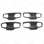 Carbon ABS Door Handle Bowl Cover Trim for Mitsubishi MV Triton (2023–2025)