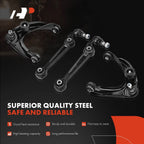 Set of 8 Front Control Arms with Ball Joints for Ford Fusion Lincoln