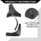 Set of 2 Front & Rear Mud Flaps for Nissan 350Z Coupe (2003–2008)