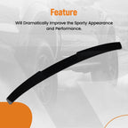 Black ABS Trunk Wing Spoiler for Audi A4 B8 B8.5 (2009–2016)